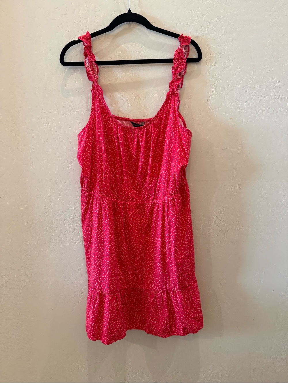 Banana Republic Coral Pink Ruffle-Trim Sundress #P268